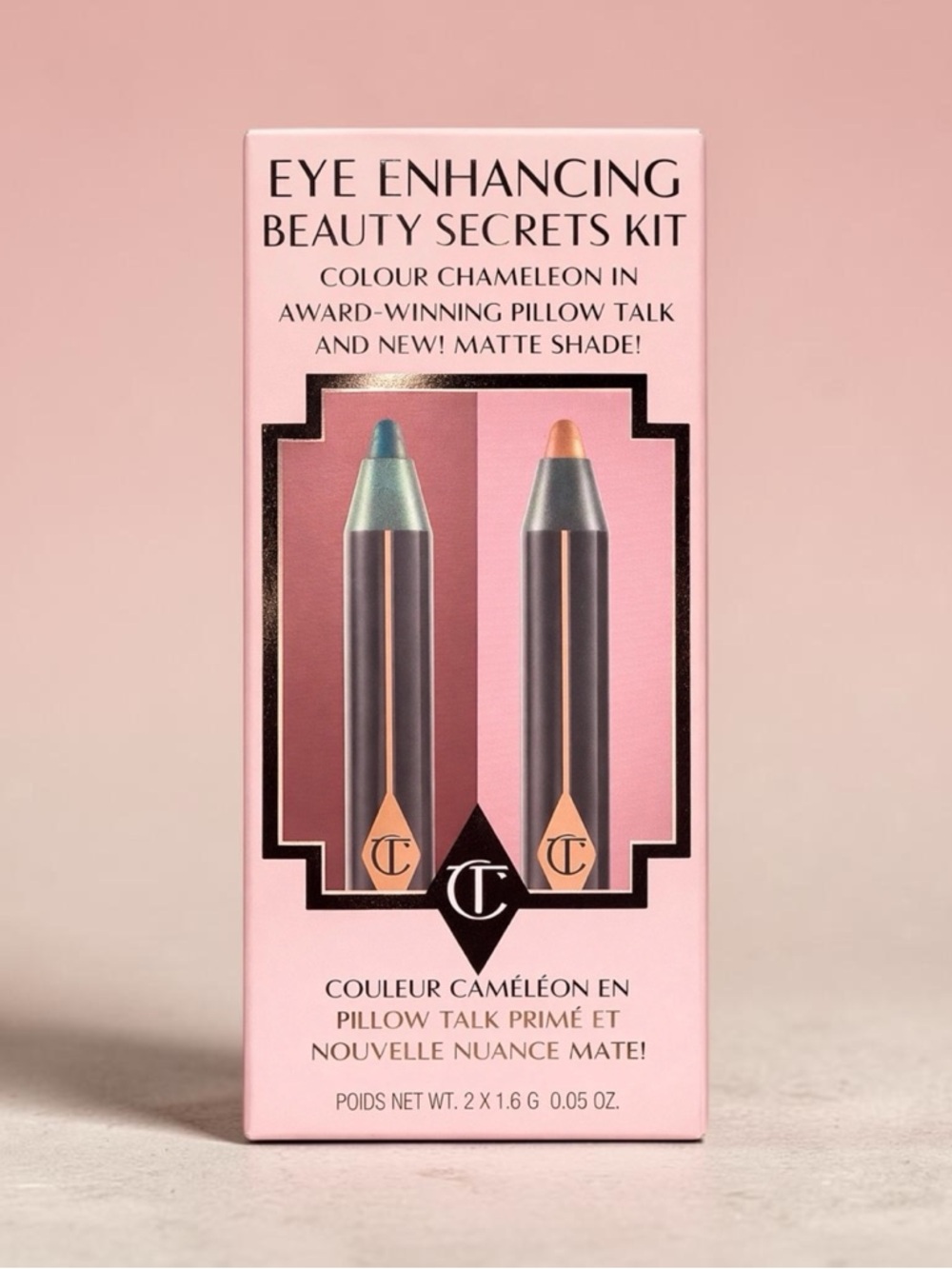 Charlotte Tilbury Eye Enhancing Beauty Secrets Kit Colour Chameleon Pillow Talk.